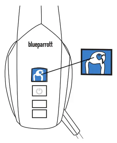 blueparrott Monaural Wireless PARROTT BUTTON