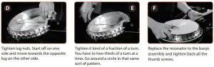 FIG 4 HOW TO TIGHTEN A BANJO HEAD