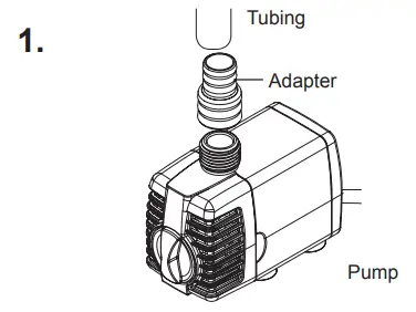 Oase 45414 Fountain Pump - Installation