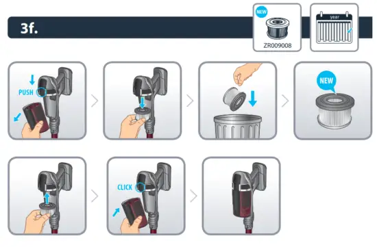 Tefal RH98 Xforce Flex Handstick Cordless - fig12