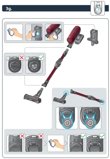 Tefal RH98 Xforce Flex Handstick Cordless - fig13