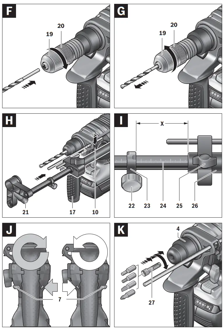 BOSCH GBH 36 V EC Compact Professional Cordless Rotary Hammer-fig3