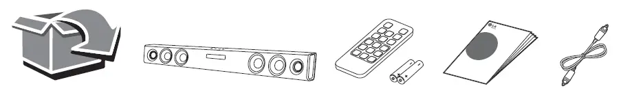 LG SK1D Bluetooth Sound Bar with Adaptive Sound Control 1