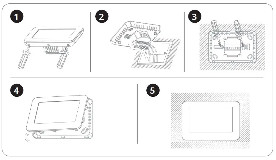 LENNOX-10F81-WIFI-Touch-Screen-Thermostat-2