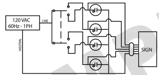 Signal-Tech TCIL Series AO-200966 LED Traffic Control Indicator Signals - sing