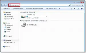 Accessing USB hard drive Connected to NF18ACV using a Windows PC 1