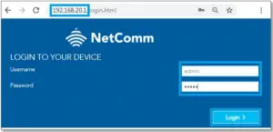 Log in to the web interface 1