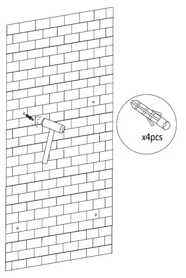 KLARSTEIN 10035036 Hot Spot Crystal Flow Bathroom Heater with Towel Rack - INSTALLATION 3