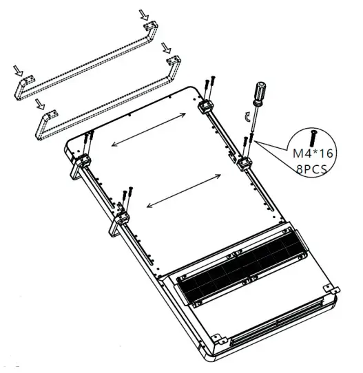 KLARSTEIN 10035036 Hot Spot Crystal Flow Bathroom Heater with Towel Rack - INSTALLATION 6