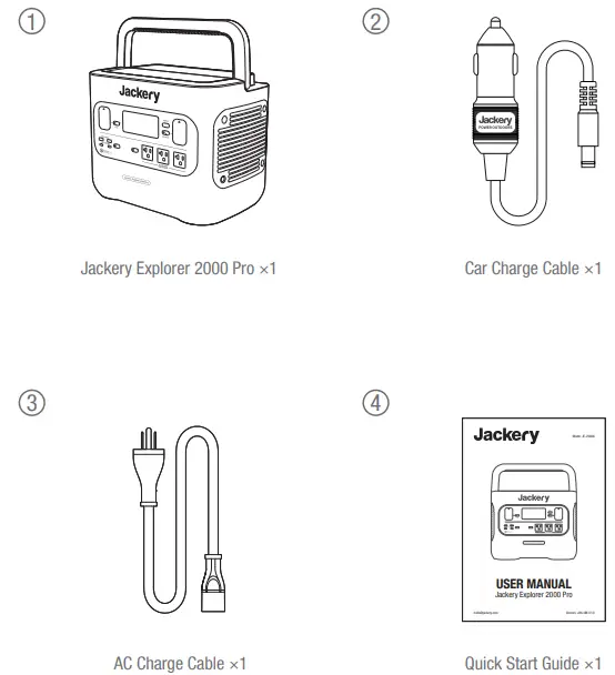 Jackery JE 2000A Explorer 2000 Pro Portable Power Station - 1