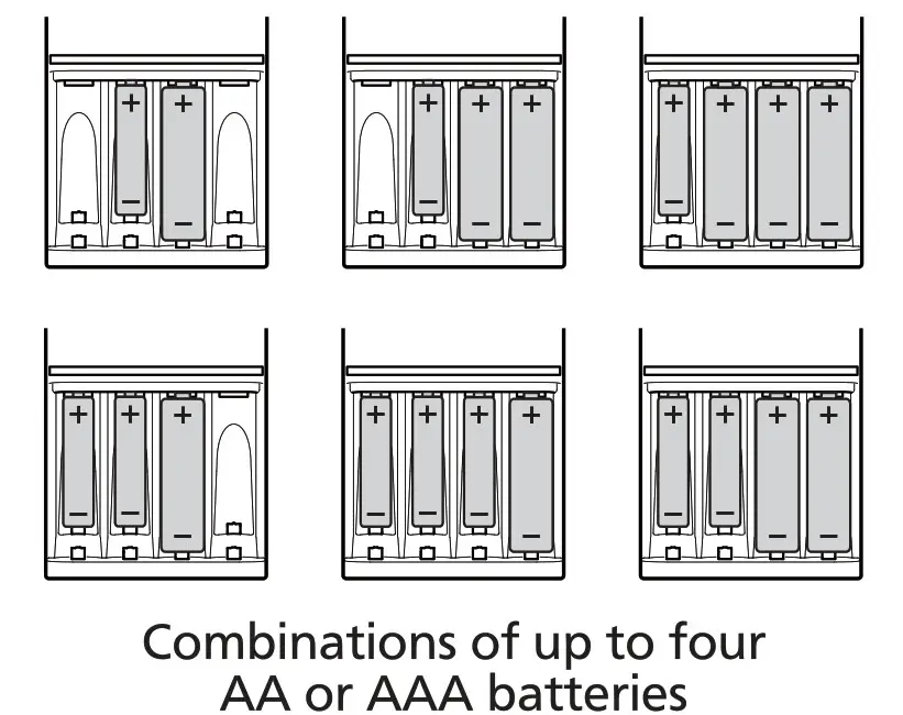 Panasonic Rechargeable Nickel Metal fig combinations