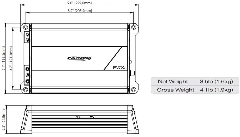 SounDigital 3000.1 EVOX2 Car Audio Amplifier-fig23