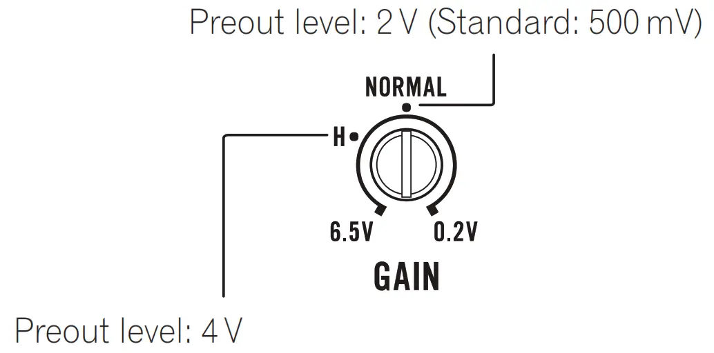Pioneer GM D8701 Class D Mono Amplifier - Preout
