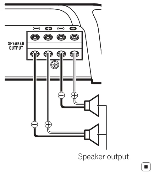 Pioneer GM D8701 Class D Mono Amplifier - connecting