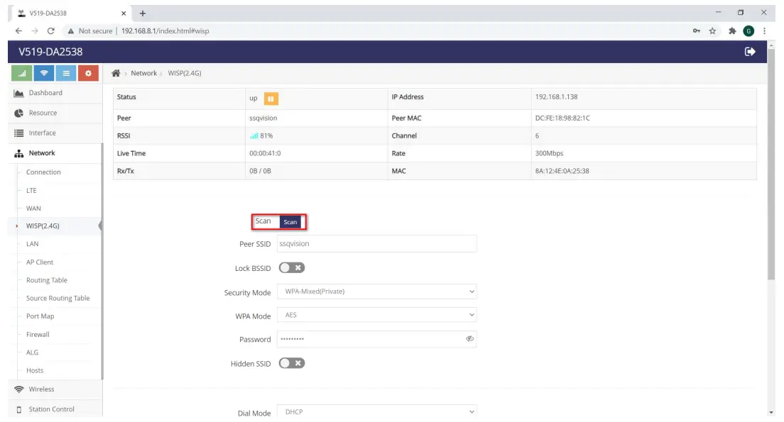 EXVIST V519 Data Transfer Unit 4G or 3G Industrial Router Setting 2