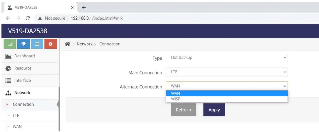 EXVIST V519 Data Transfer Unit 4G or 3G Industrial Router Setting 4