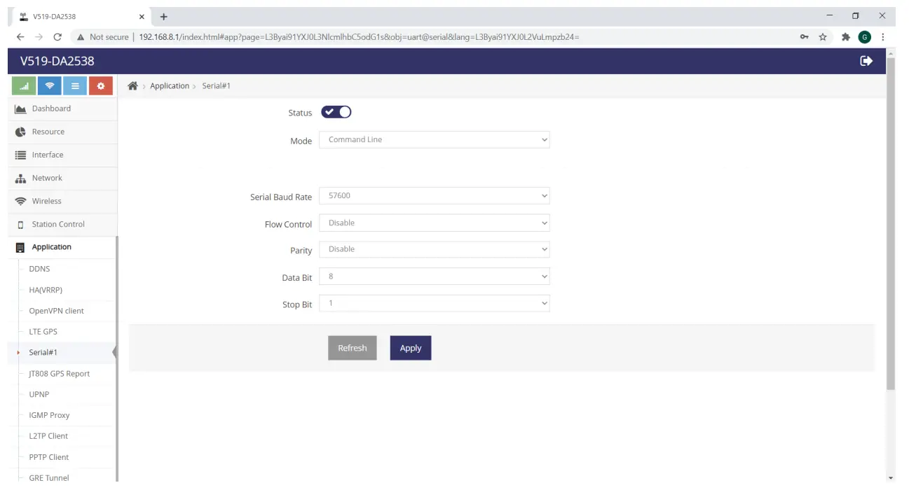 EXVIST V519 Data Transfer Unit 4G or 3G Industrial Router Setting 7