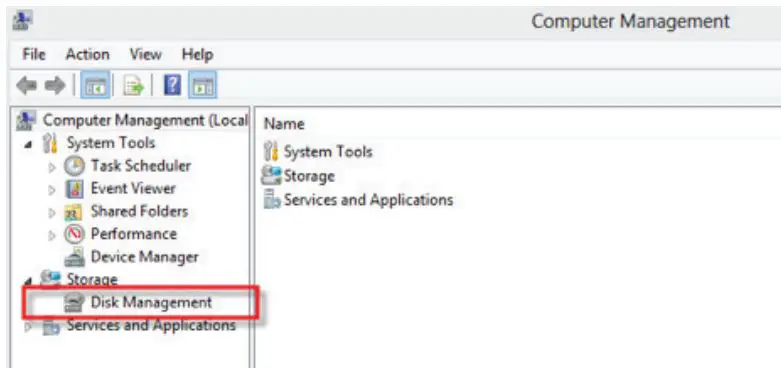 Sabrent DS-U301 HDD DOCKING STATION+USB PORTS User Manual - Click on Disk Management