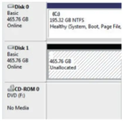 Sabrent DS-U301 HDD DOCKING STATION+USB PORTS User Manual - Right Click on Unallocated
