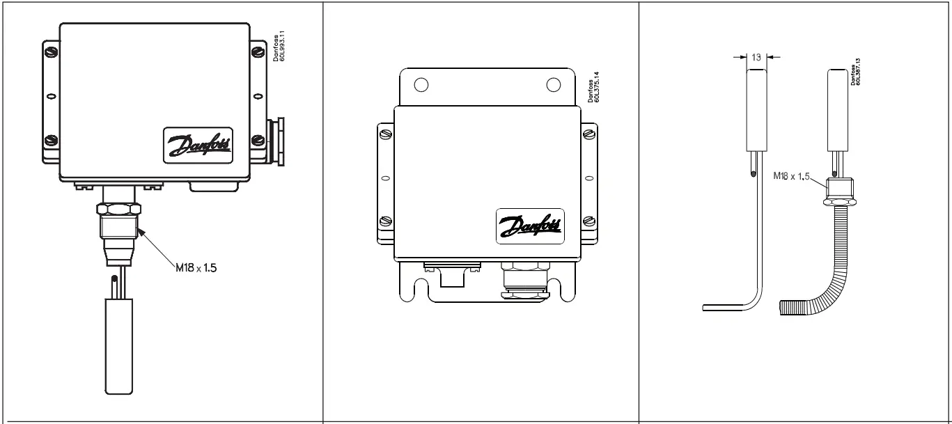 Danfoss KPS 76 Thermostat - fig1