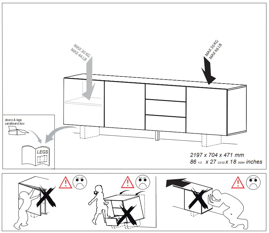 OTTO MBA25 DIVENTA Sideboard 220cm