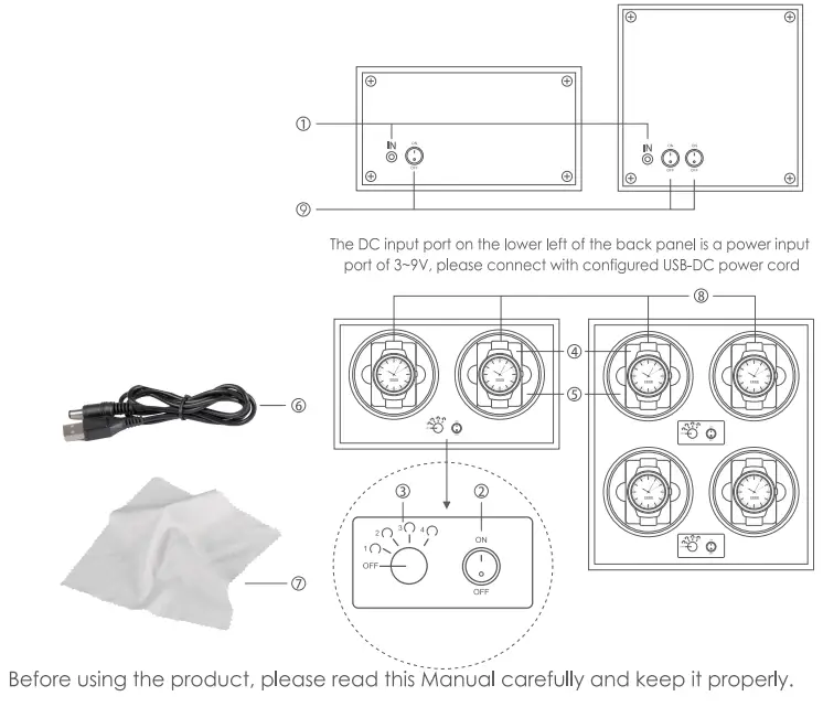 MAINSPRING Oxford Guardian Watch Winder-fig7