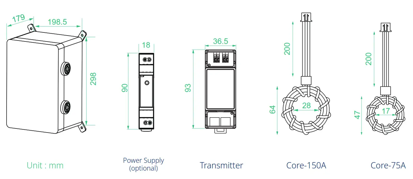 hoymiles HRSD 1C Rapid Shutdown Solution - Din Rail PSU5