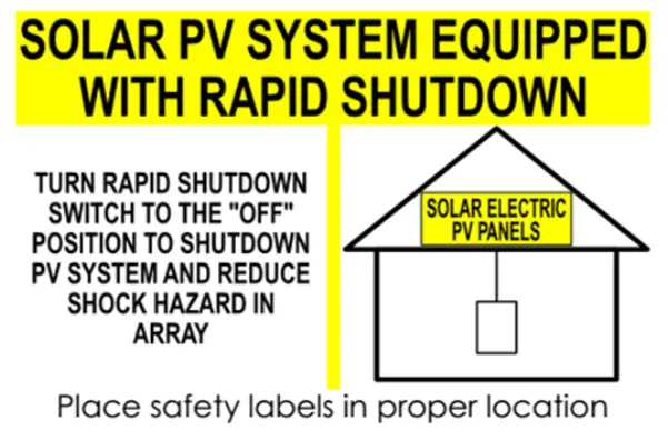 hoymiles HRSD 1C Rapid Shutdown Solution - label