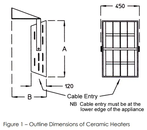 CONSORT HE8515SL 1 5kW Ceramic Radiant Heaters for SL Wireless Controllers - Connection 2