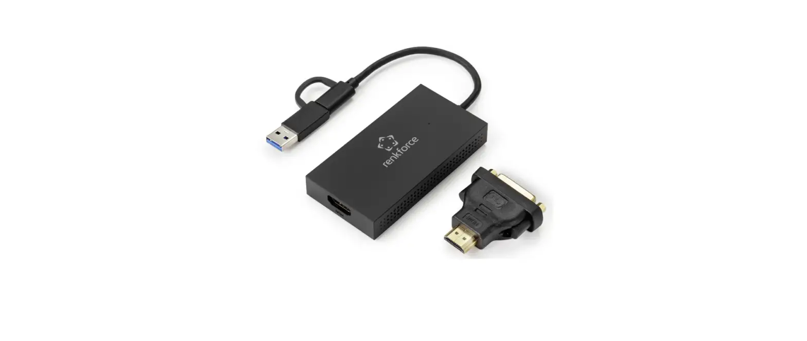 Renkforce 2357536 Usb 3.0 To 4k Hdmi Graphics Adapter Instruction Manual