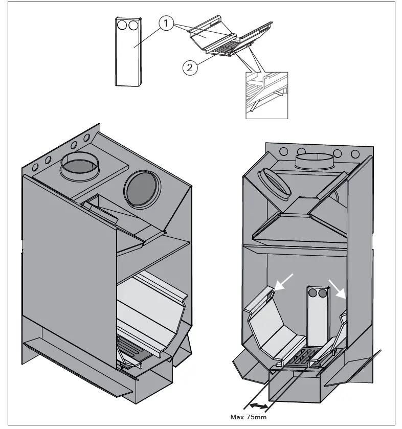HARVIA Legend 240 Green Flame Wood Burning Stove FIG (2)