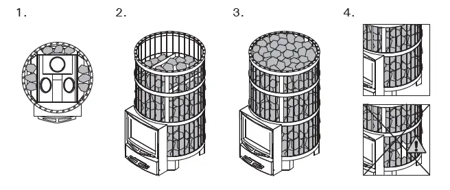 HARVIA Legend 240 Green Flame Wood Burning Stove FIG (3)