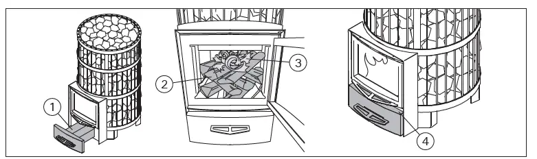 HARVIA Legend 240 Green Flame Wood Burning Stove FIG (4)