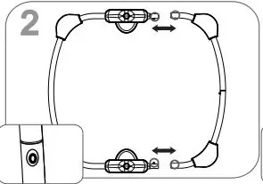 anko BOUNCE ACTIVITY CENTRE Instruction Manual - Connect the Rear L/H and R/H Base Frame Assembly to the Front Base Frame