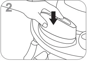 anko BOUNCE ACTIVITY CENTRE Instruction Manual - Position the rear side of the Music and Light Module into the Main Frame