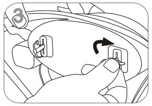 anko BOUNCE ACTIVITY CENTRE Instruction Manual - anko BOUNCE ACTIVITY CENTRE Instruction Manual - Push and twist the locking levers