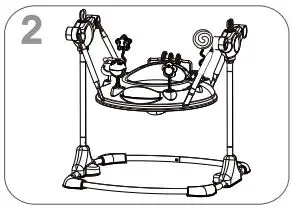 anko BOUNCE ACTIVITY CENTRE Instruction Manual - The Bounce Activity Centre is now ready for use.