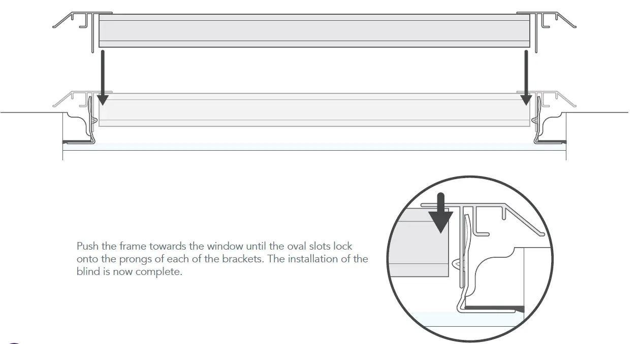 blinds2go PerfectFIT Florence Blackout Fuchsia Roller Blind fig (1)