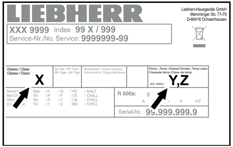 LIEBHERR SFT 1223 Supermarket Cabinet fig 10