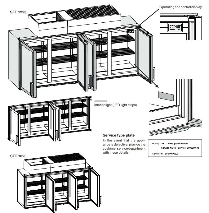 LIEBHERR SFT 1223 Supermarket Cabinet fig 11
