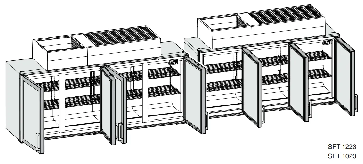 LIEBHERR SFT 1223 Supermarket Cabinet