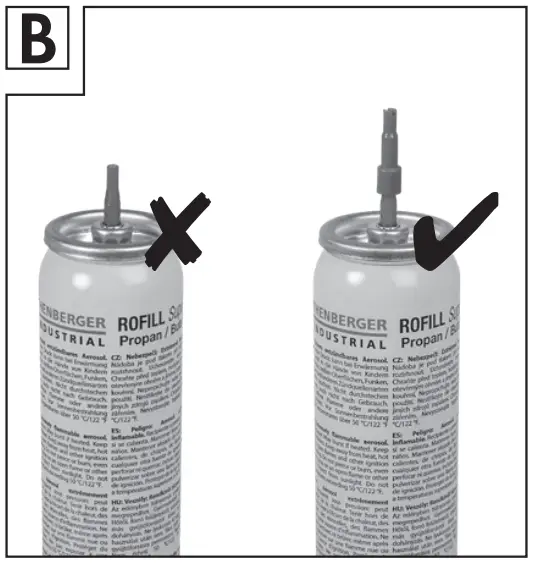 Filling the gas tank