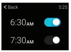 iTOUCH Sport 3 Smart Watch User Manual - Once you have set the alarms you want in app