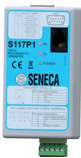 SENECA -S117P1-Asynchronous-Serial-Converter-RS232-product