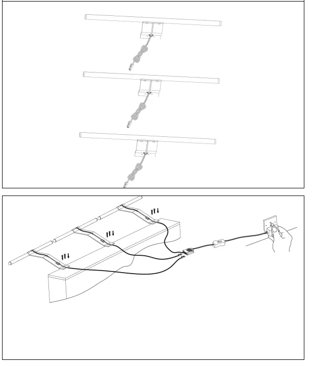 SEBSON SET 3 CAB A Cabinet Light Set 2