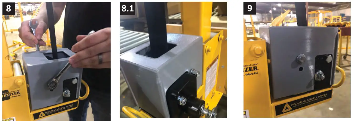 CABINETIZER 1013 Cabinet Lift Drill - figure 8,8.1,9