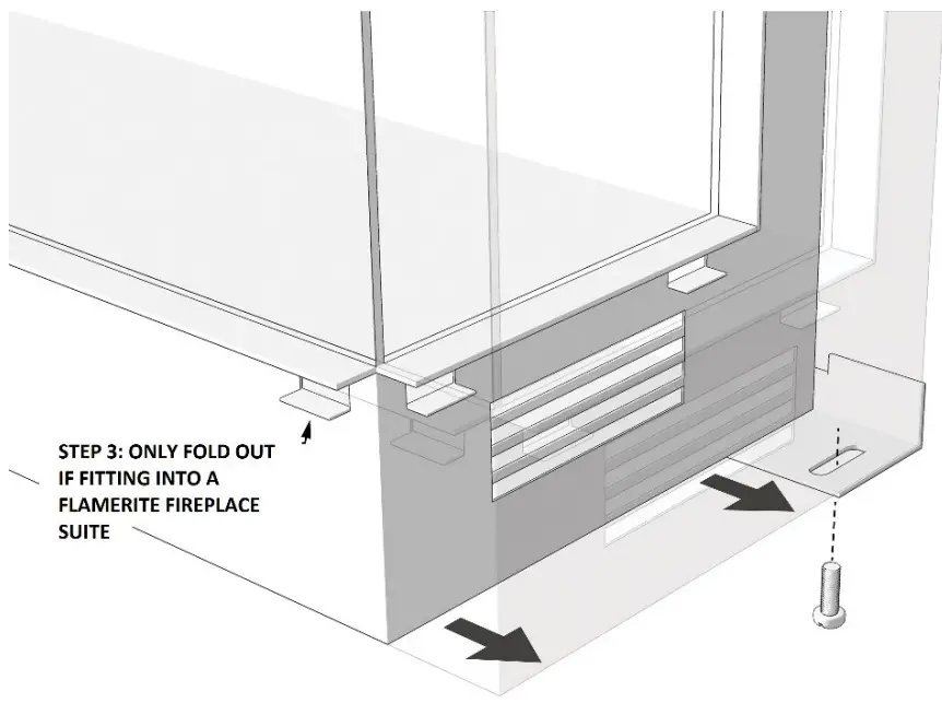 FLAMERITE FIRES Glazer Electric Fire Fan Heater fig 4
