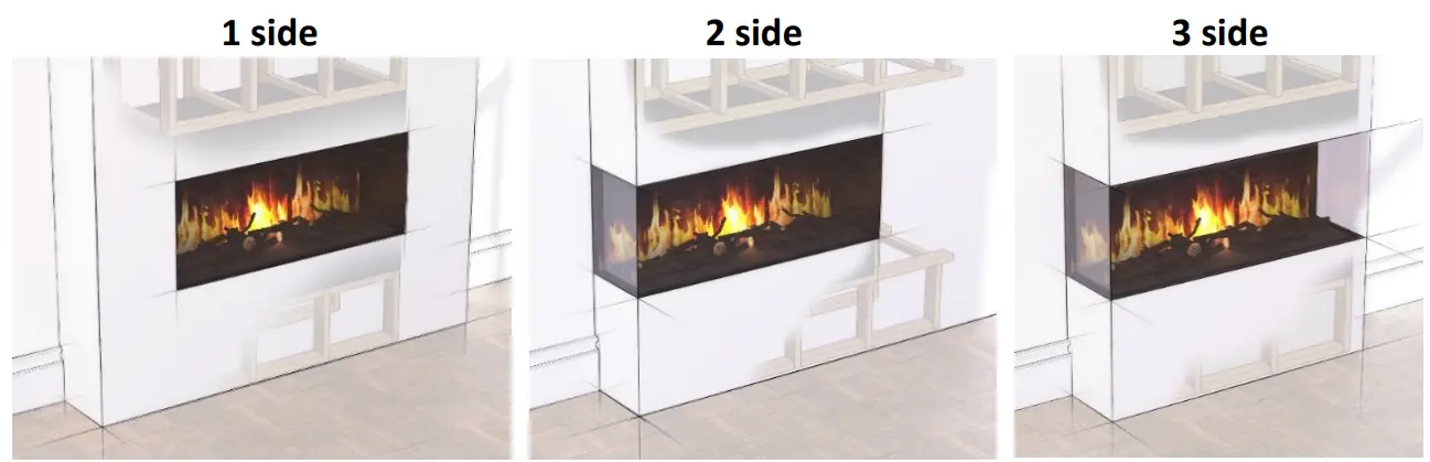 FLAMERITE FIRES Glazer Electric Fire Fan Heater fig