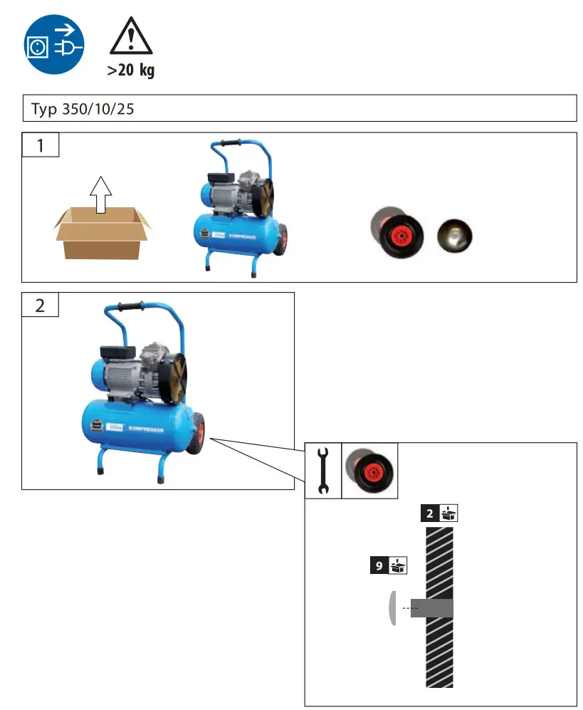 Gude 50090 Serise Compressor AirPower - Figure 3