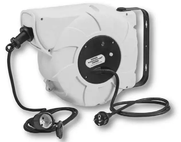 brennenstuhl 1241020300 Automatic Extension Cord with Retractor -